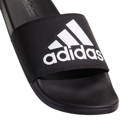 adidas cloudfoam slippers heren zwart|Adidas Cloudfoam flip flops.